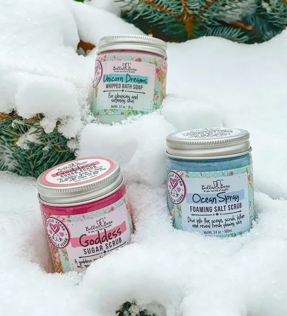 Goddess Sugar Scrub, Body Scrub Mini | Stocking Stuffer