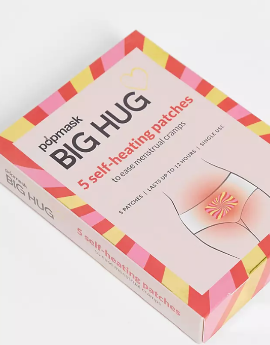 Big Hug Self Heating Menstrual Cramp Relief Patches- 5 Pack