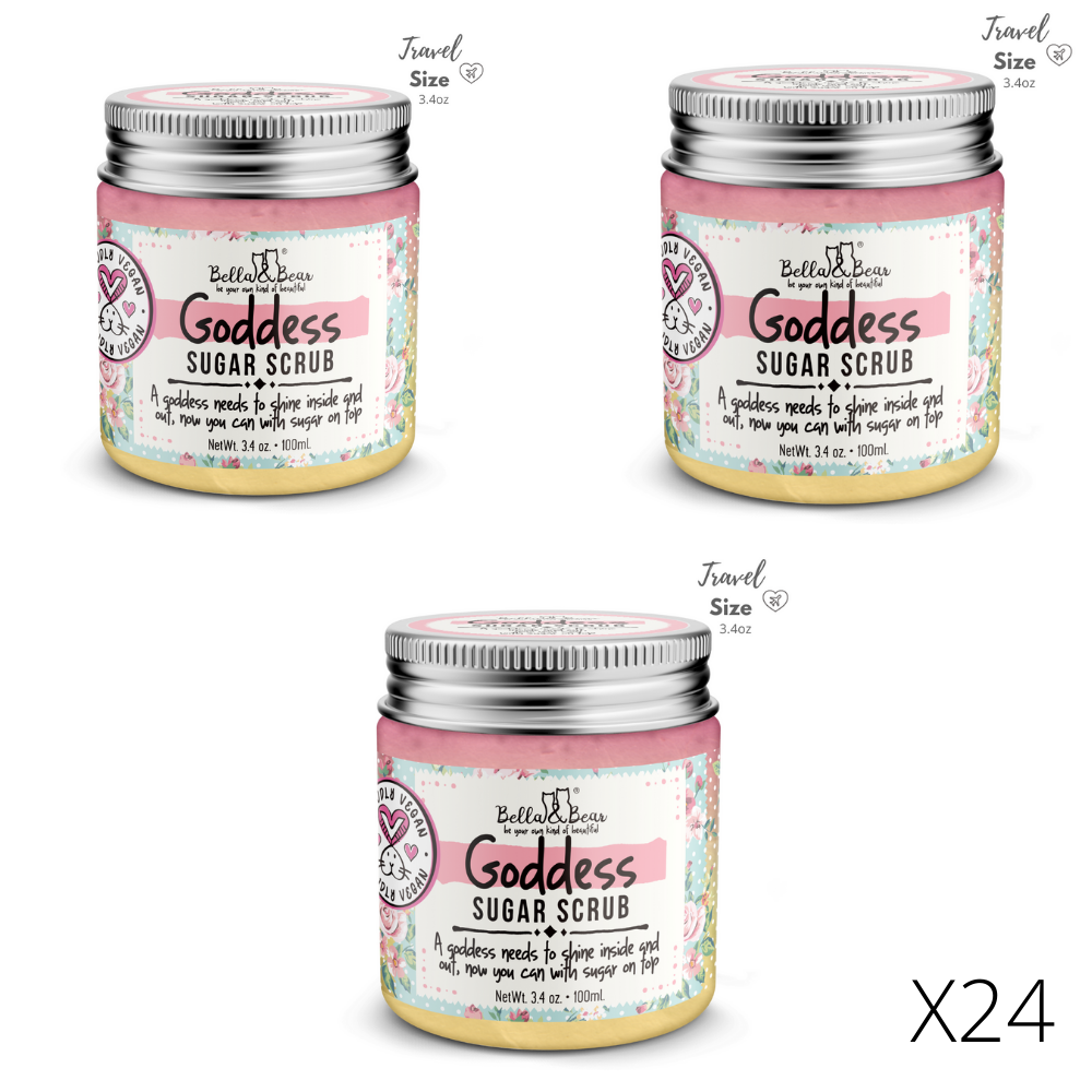 Goddess Sugar Scrub, Body Scrub Mini | Stocking Stuffer