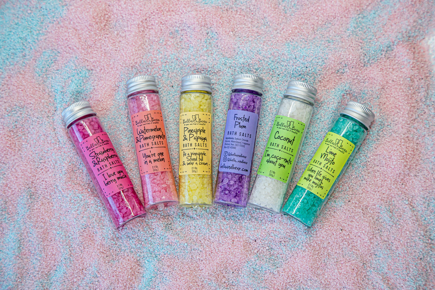 MIni Travel Size Bath Salts | Stocking Stuffer