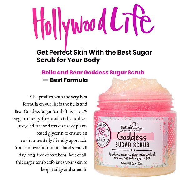 Goddess Sugar Scrub, Body Scrub Mini | Stocking Stuffer