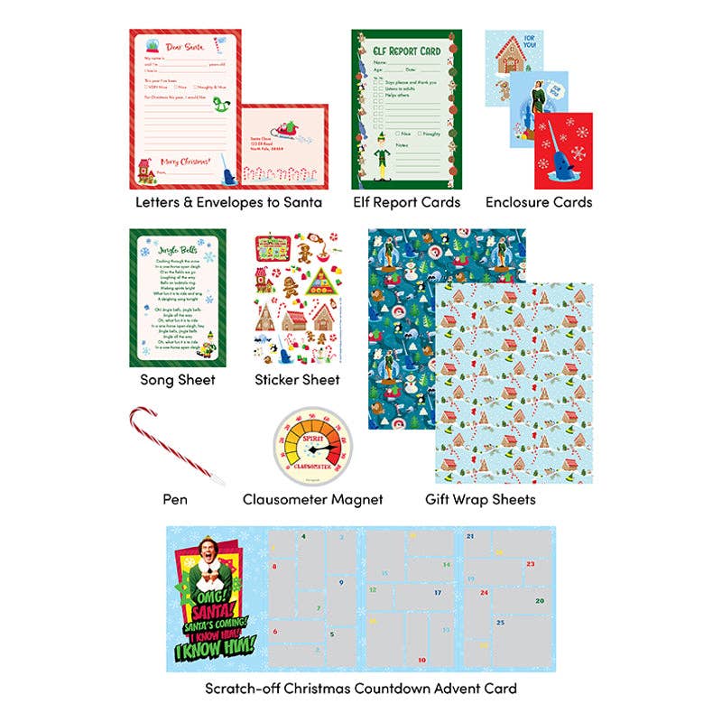 Elf: Santa's Coming Holiday Gift Kit w/ Carry Handle - SALE!