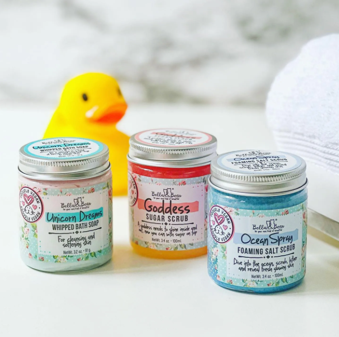 Goddess Sugar Scrub, Body Scrub Mini | Stocking Stuffer