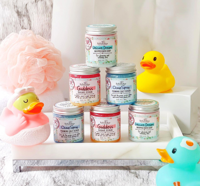 Goddess Sugar Scrub, Body Scrub Mini | Stocking Stuffer