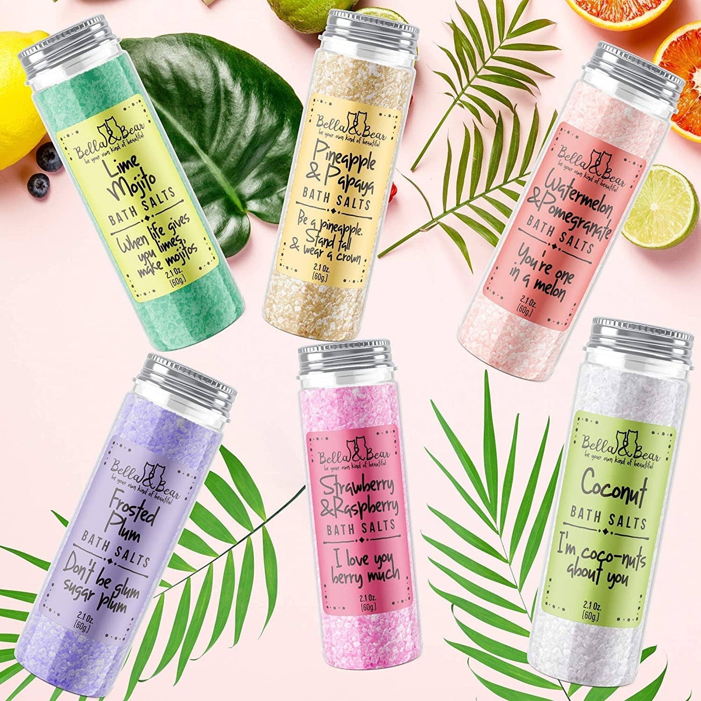 MIni Travel Size Bath Salts | Stocking Stuffer