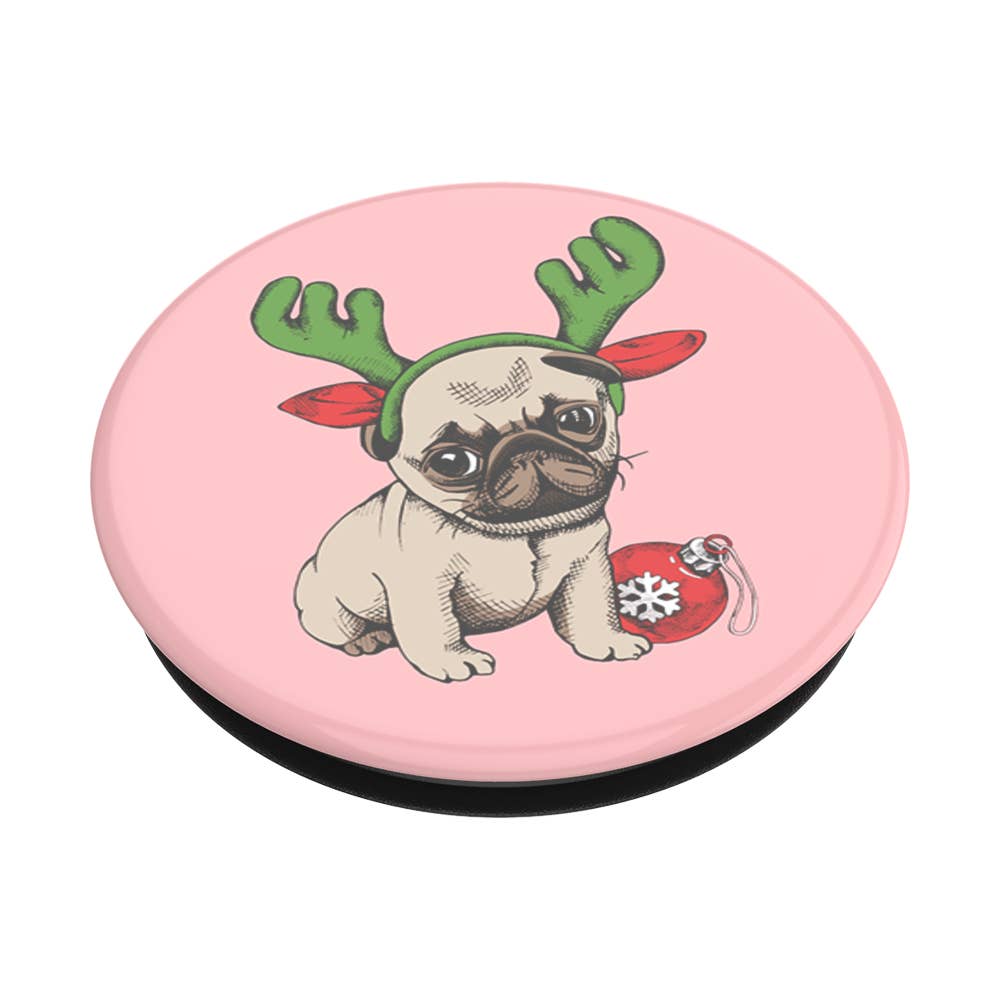 PopSockets Phone Grip - Holiday Pug