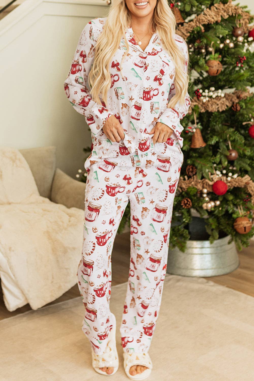 Christmas Shirt and Pants Pajama Set