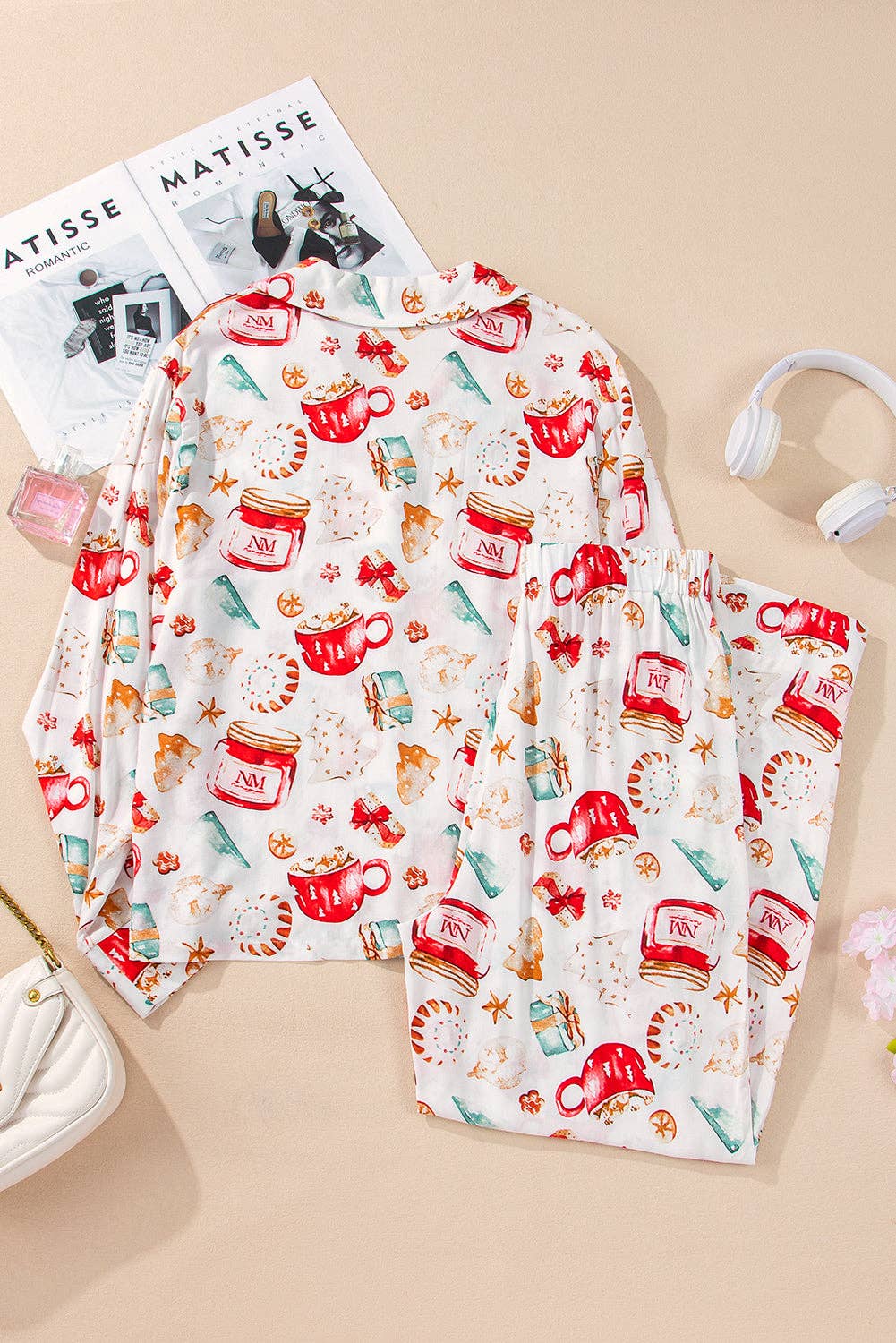 Christmas Shirt and Pants Pajama Set