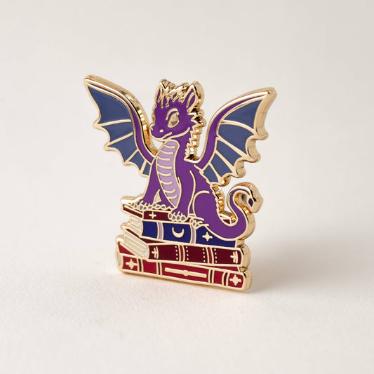 Dragon Fantasy Book Pin, Bookish Gifts, Fantasy Gifts