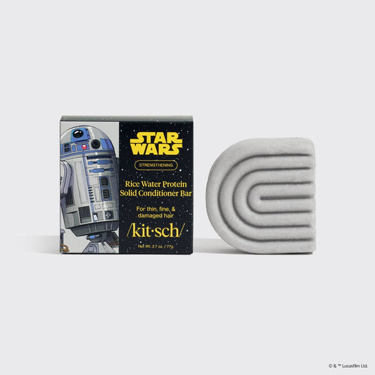 Star Wars™ & Kitsch Rice Water Protein Strengthening Solid Conditioner - R2-D2