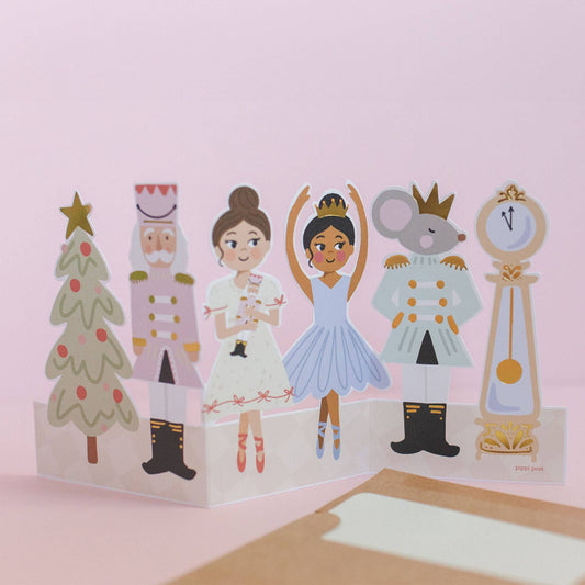 The Nutcracker Accordion Holiday Greeting Card