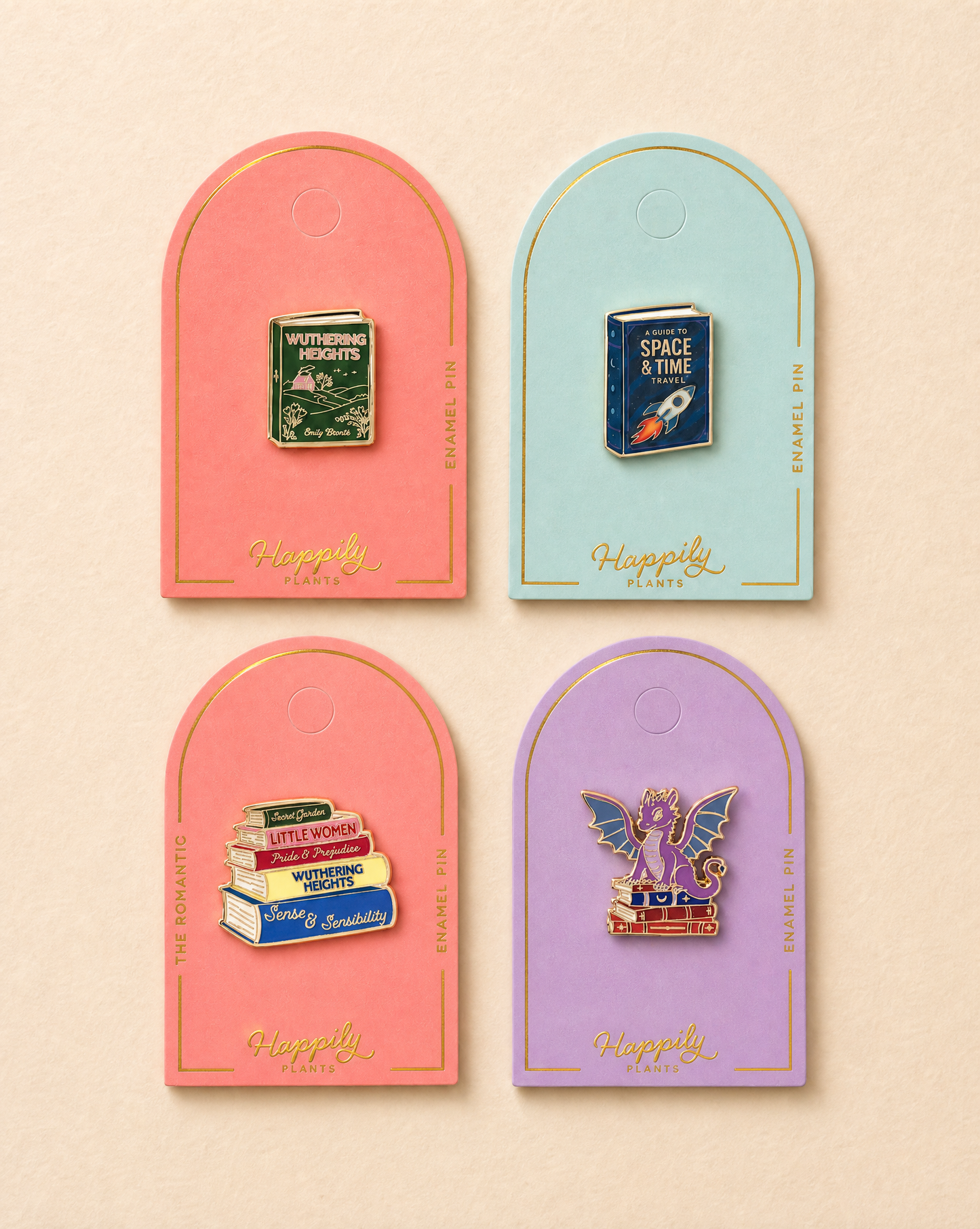 Dragon Fantasy Book Pin, Bookish Gifts, Fantasy Gifts