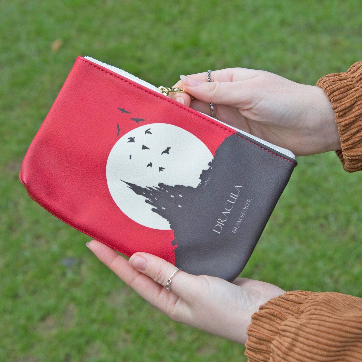 Dracula Moon Red Book Pencil Case