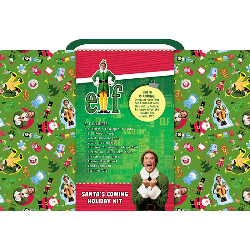 Elf: Santa's Coming Holiday Gift Kit w/ Carry Handle - SALE!