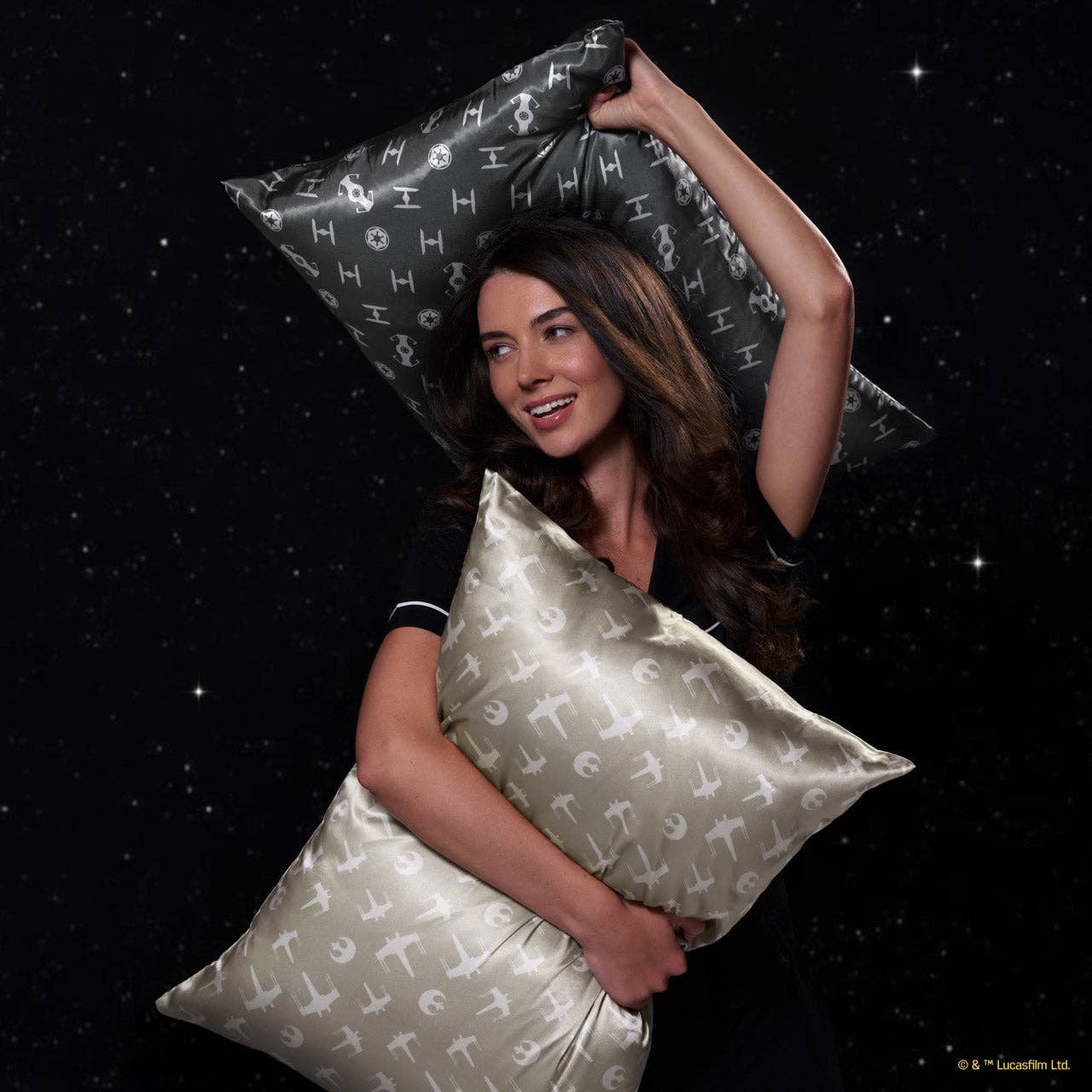 Star Wars™ & Kitsch Satin Pillowcase in Rebel Alliance - King