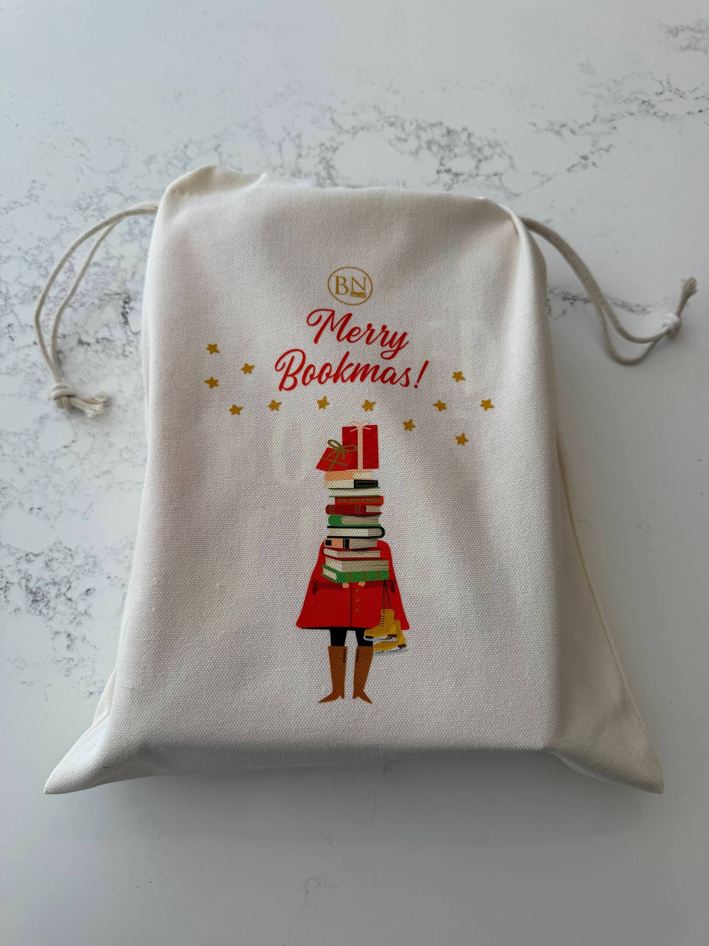 Merry Bookmas Canvas Bag