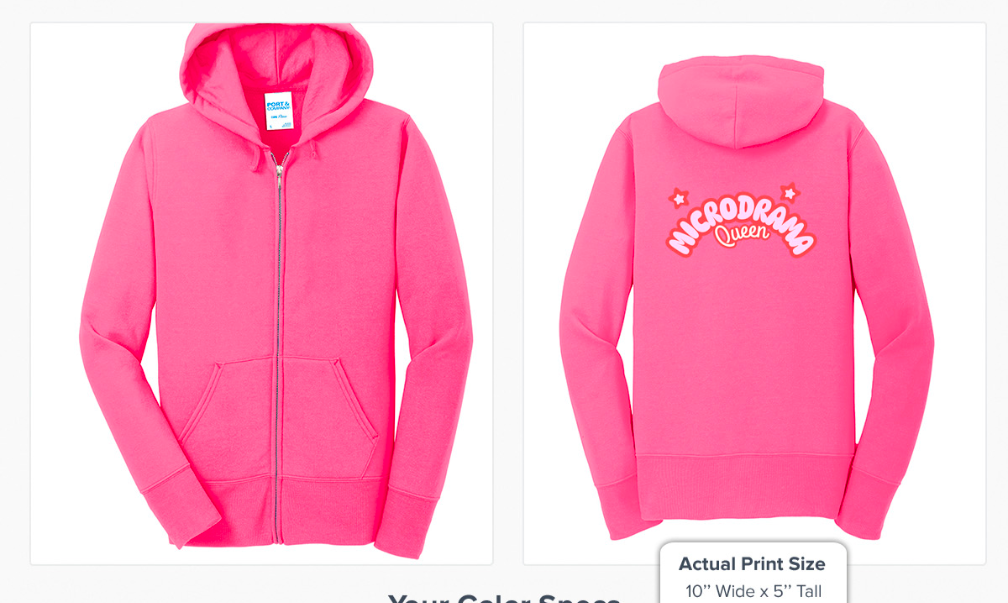 Microdrama Queen Hoodie