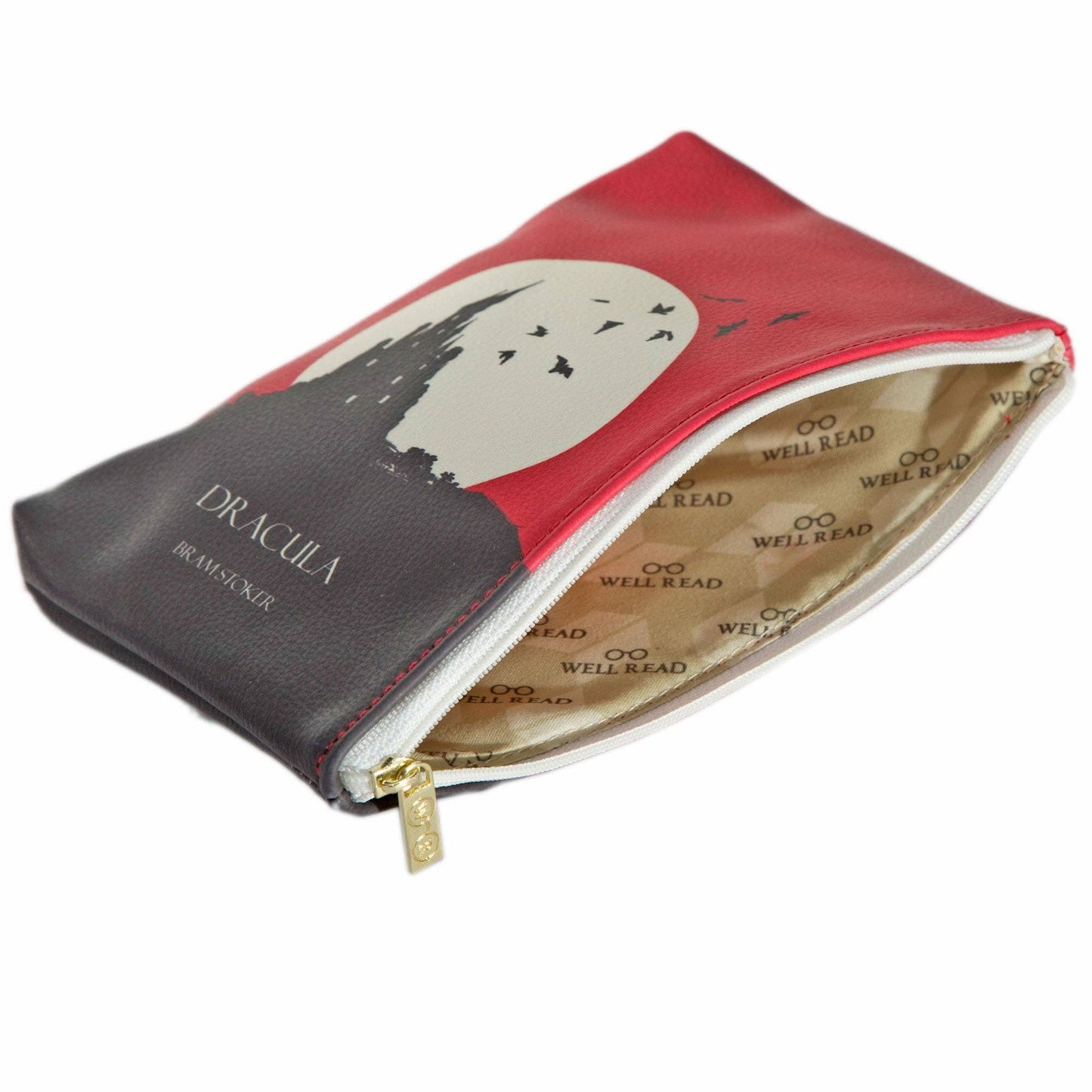 Dracula Moon Red Book Pencil Case